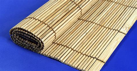 esteira de bambu